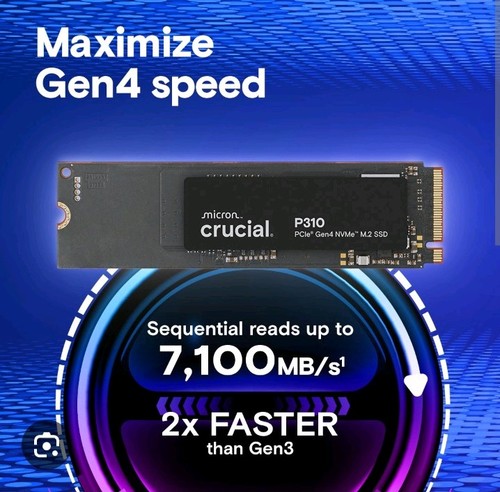 Crucial p310 2tb 2280 - crucial, nvme