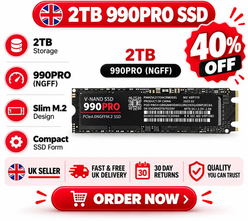 Gen4 990 pro nvme ssd - m.2,