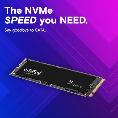 Crucial 2tb nvme pcie - pcie, 3.0