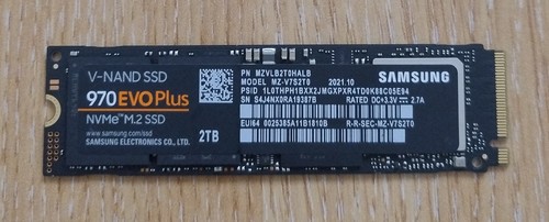 Samsung 970 evo - 970, nvme