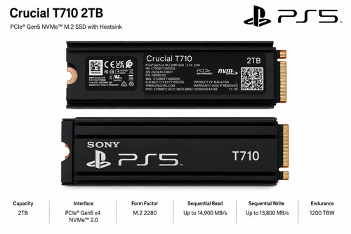 Crucial t710 2tb pcie gen5 - t710,