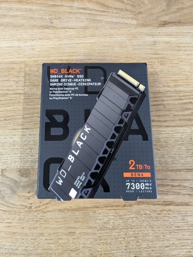 Black sn850x 2tb nvme ssd - 2tb,