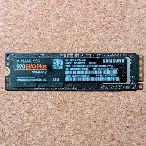 Samsung 970 evo plus - 2tb, nvme