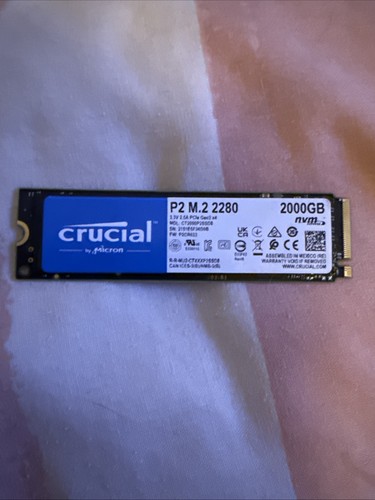 Crucial 2tb pcie gen3 - p2,