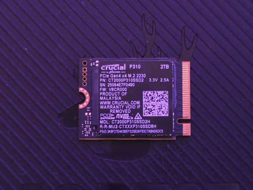 Crucial p310 2tb - p310, pcie
