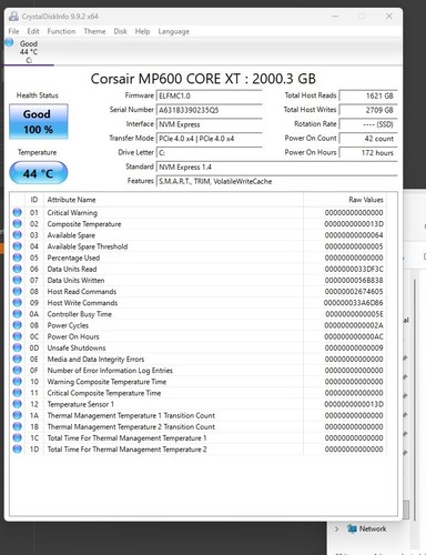 Corsair mp600 core 2tb nvme - core, xt