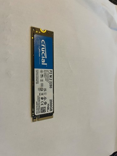 Crucial 2tb nvme 2 - 2tb, m.2
