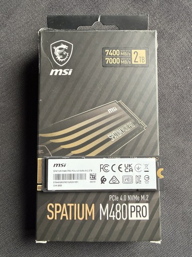 Msi spatium m480 pro - pro, 2tb