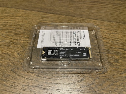 Crucial plus 2tb 2 - p3, nvme
