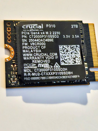 Crucial p310 2tb pcie x4 - p310,