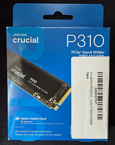 Crucial p310 2tb pcie gen4 - 2tb,