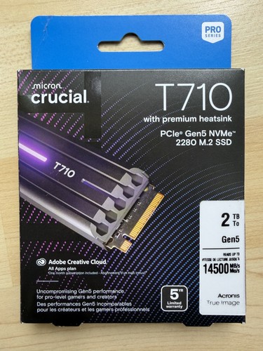 Crucial t710 with heatsink - crucial,