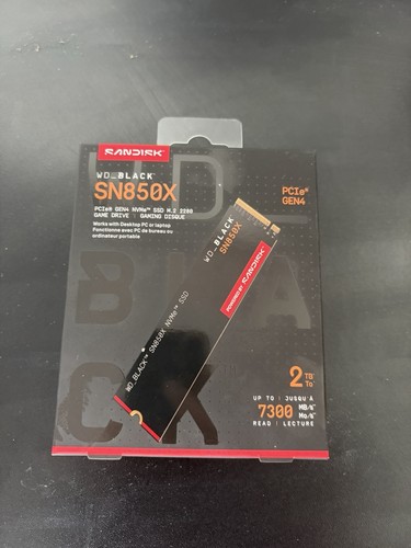 Black sn850x 2tb nvme - black,
