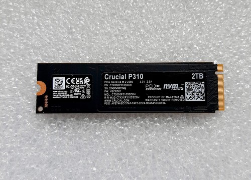 Crucial 2tb p310 gen 2 - p310, gen.4