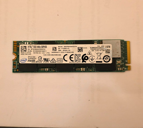 Intel 660p 2tb nvme pcie - 660p,