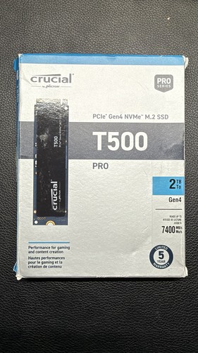 Crucial t500 2tb - ssd, pcie