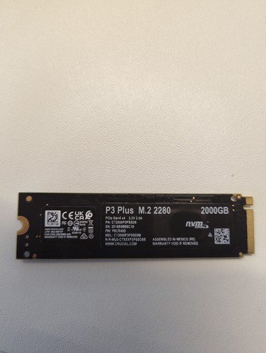 Crucial plus 2tb - p3,