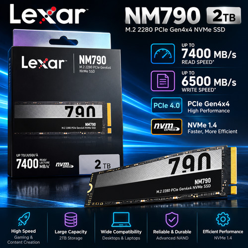 Lexar nm790 2tb - lexar, ssd
