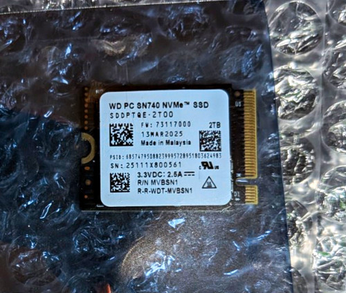 Western digital sn740 - digital, wd