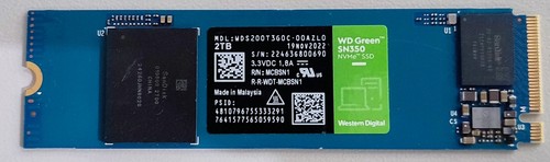 2tb green sn350 - wd, ssd