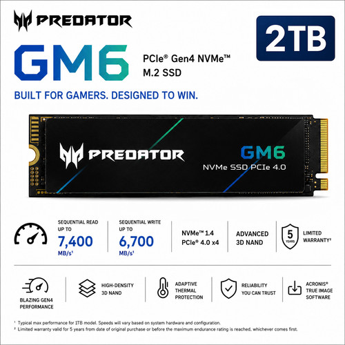 Acer predator gm6 2tb - acer,