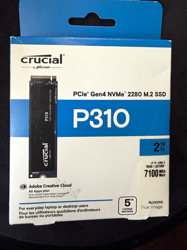 Crucial p310 2tb pcie - crucial, x4