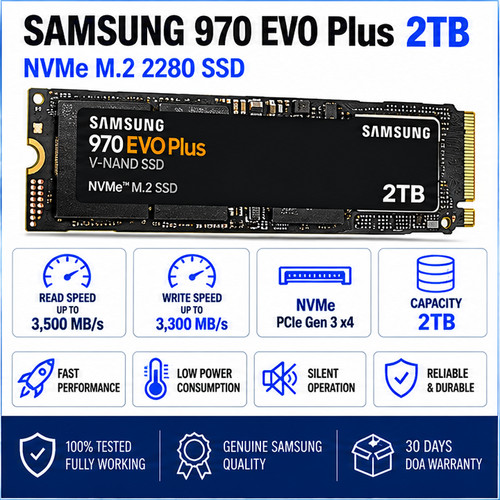 Samsung 970 evo plus 2tb - 2tb, nvme