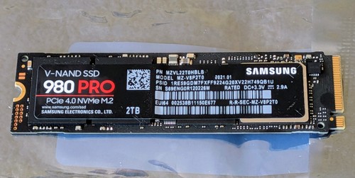 Samsung 980 pro - pro, pcie