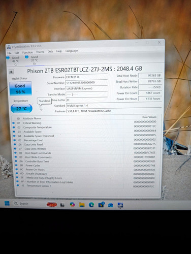 Pcle phison 2tb - pcle, nvme