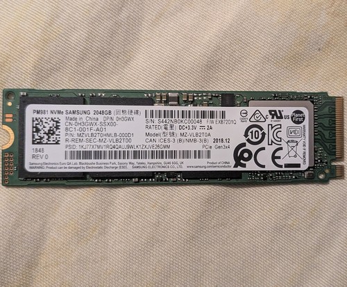 Samsung pm981 2tb - 2tb, nvme