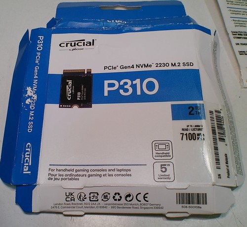 Crucial p310 2tb ssd 2280 - m.2,