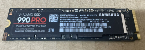 Samsung 990 pro 2tb nvme - 2tb, m.2