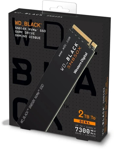 Black sn850x 2tb ssd - black,