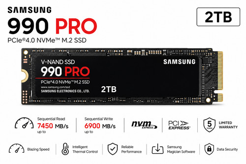Samsung 990 pro 2tb - 990, m.2