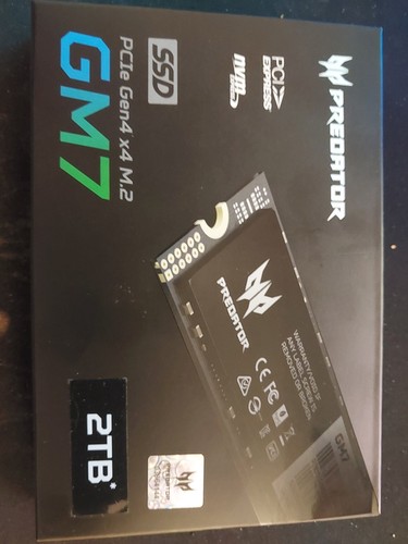 Acer predator gm7 - predator, ssd,
