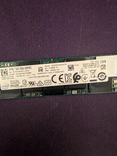 Intel 660p series 2tb - 660p,